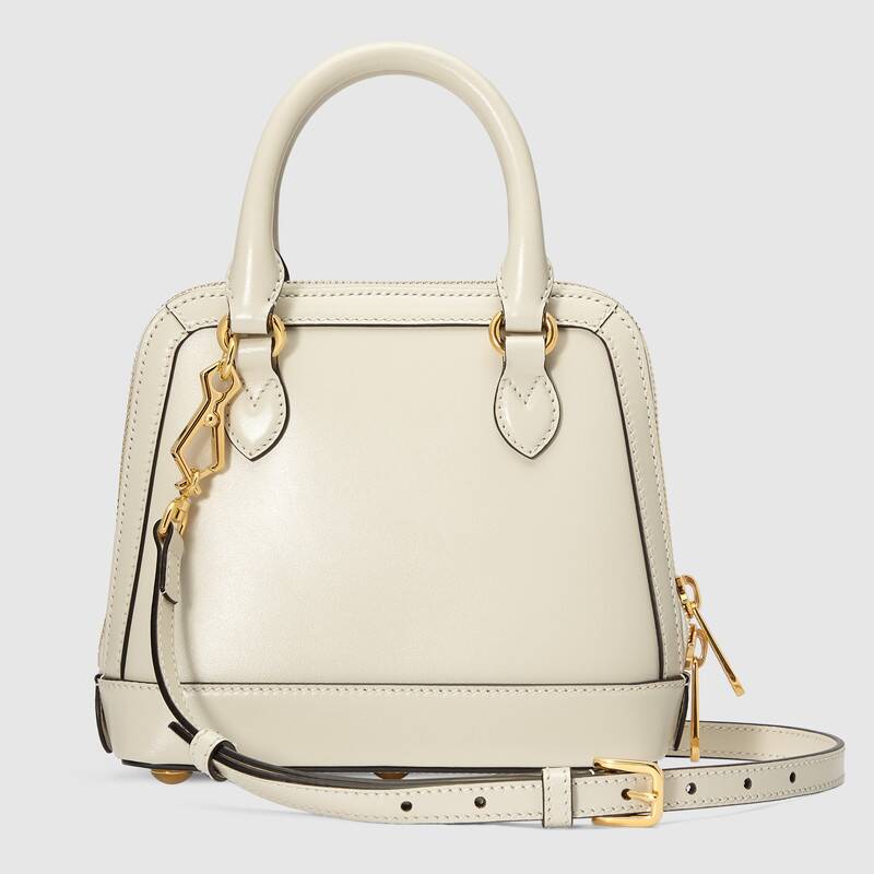 Gucci Horsebit 1955 Mini Top Handle Bag Shoulder Bag 640716 White